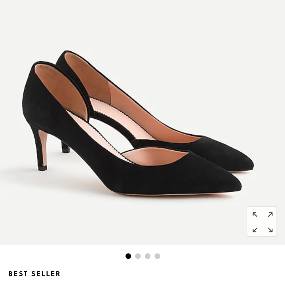 J. Crew Lucie suede pumps